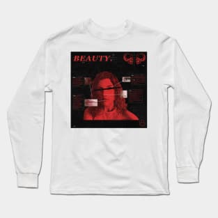 Graphic Design (Anatomy of Beauty) red and natural version Long Sleeve T-Shirt